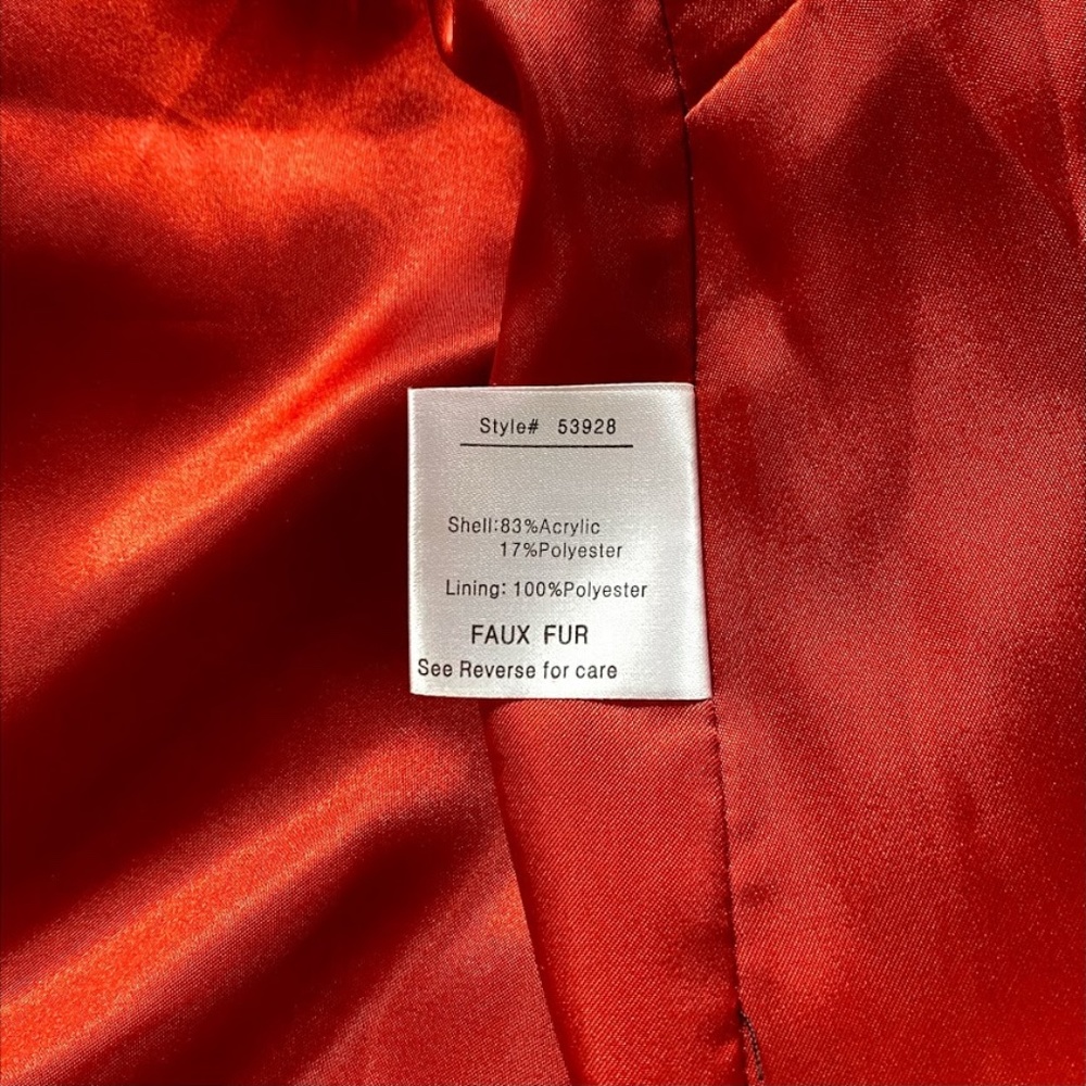 Red Fur Jacket - Picture 7 of 10